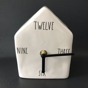 Rae Dunn Birdhouse Clock